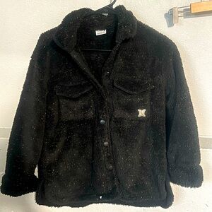 Girl’s Hurley Button Up Fleece